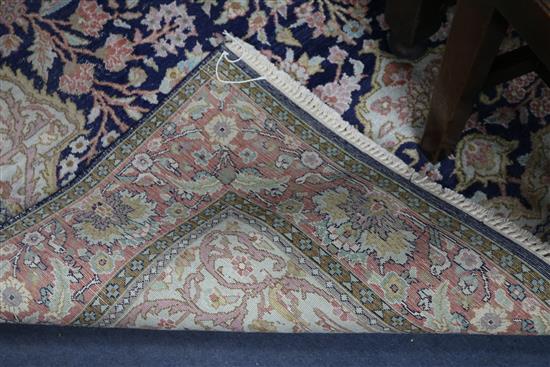 A silk rug 195 x 130cm